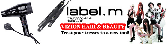Vizion Hair & Beauty Label.m products