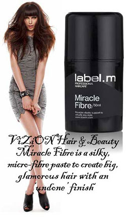 ViZiON Hair & Beauty label.m miracle fibre