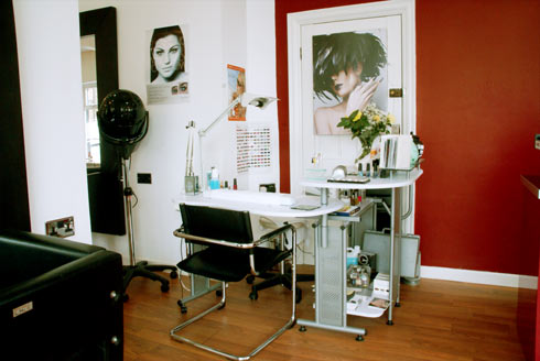 ViZiON Hair & Beauty Nail Treatment Area